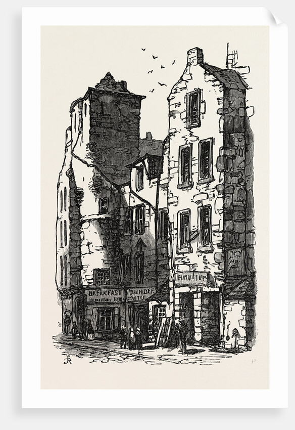 The British Association at Dundee: Old Houses, Fish Street, UK, 1867 by Anonymous