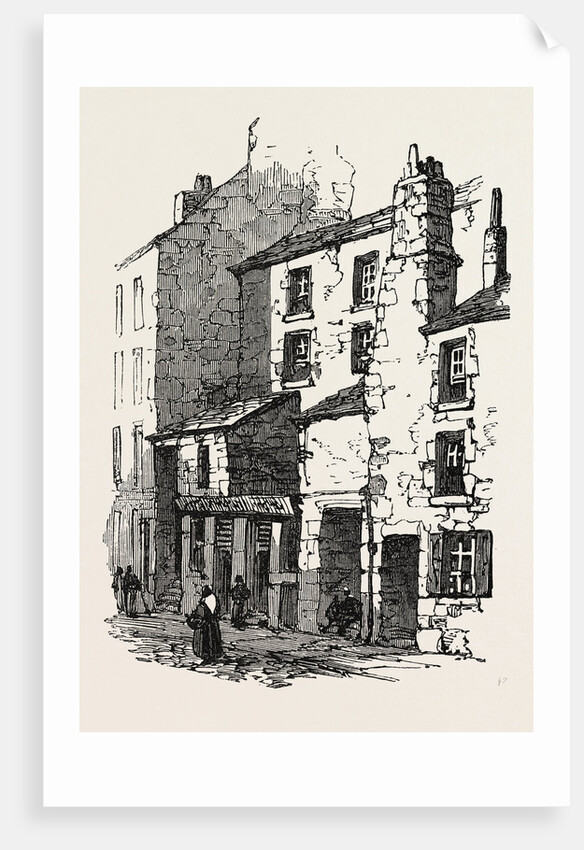 The British Association at Dundee: Houses in Overgate, UK, 1867 by Anonymous
