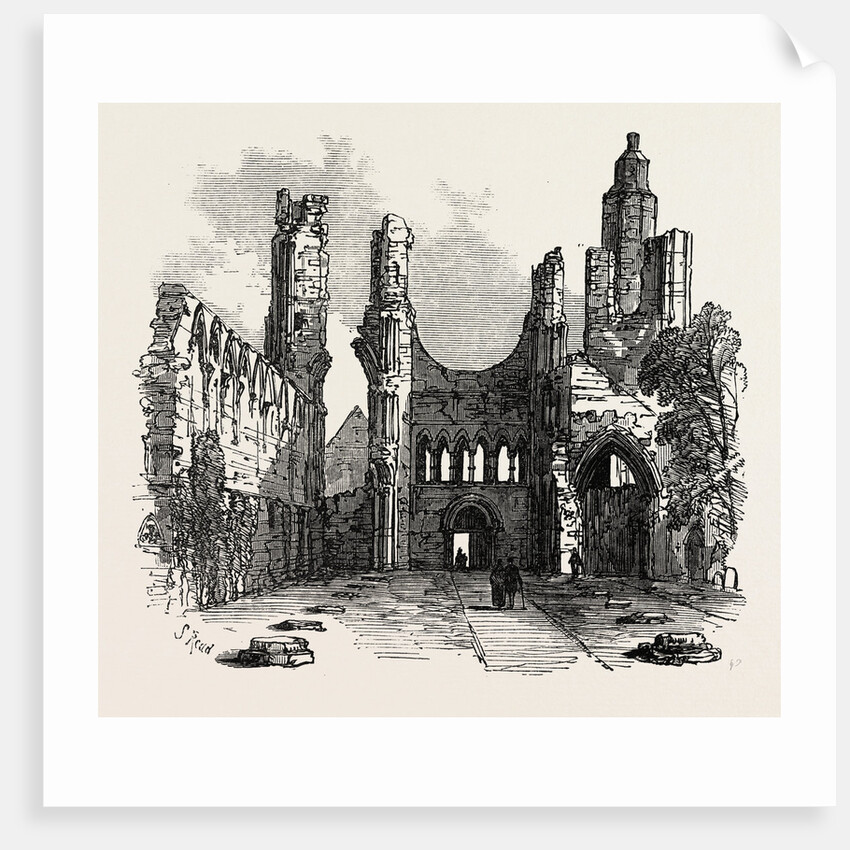 The British Association at Dundee: Arbroath Abbey, UK, 1867 by Anonymous