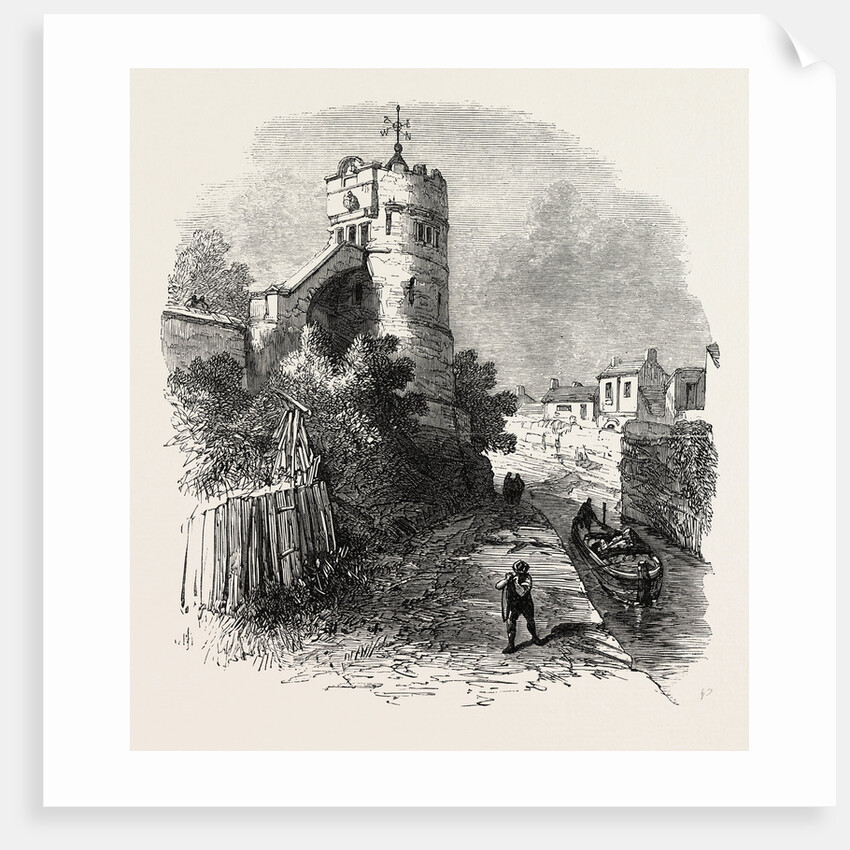 Chester: The Phoenix Tower on the City Walls, UK, 1869 by Anonymous