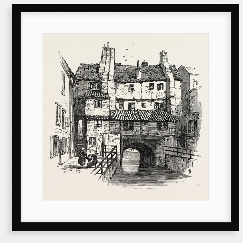 Lincoln: Old Houses, UK, 1869 by Anonymous