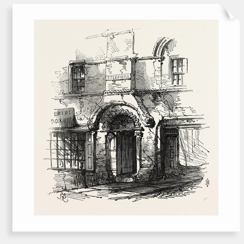 Lincoln: The Jews' House, UK, 1869 by Anonymous