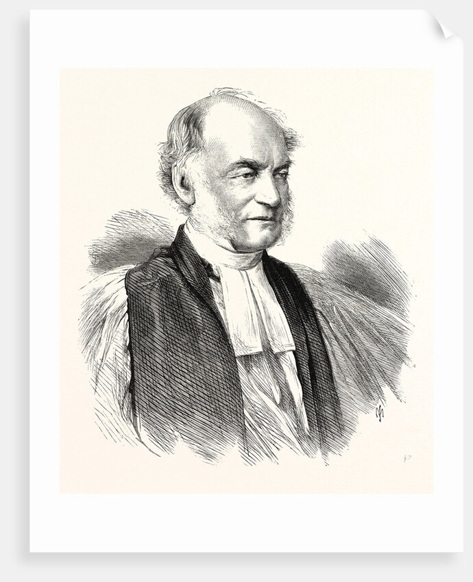 The Right Rev. Dr. Moberly, Bishop of Salisbury, 1869 by Anonymous