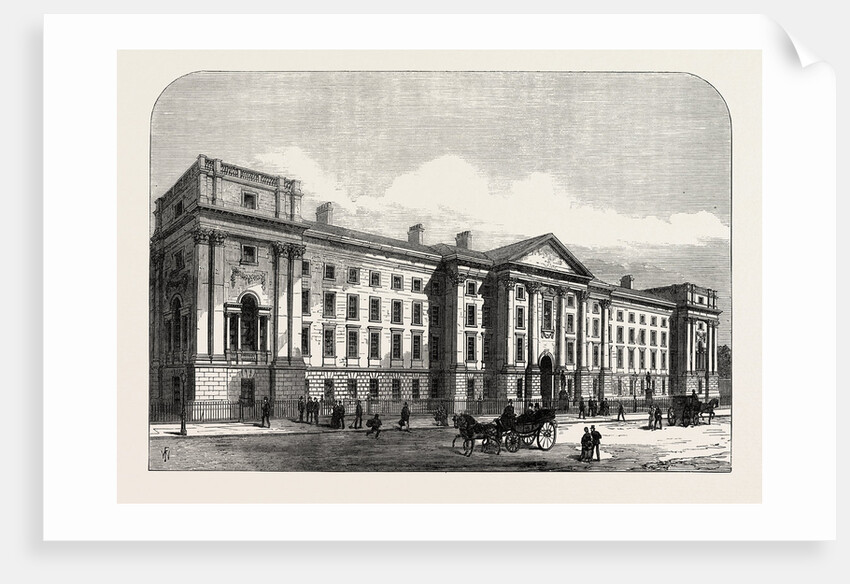 Trinity College, Dublin, 1873 by Anonymous