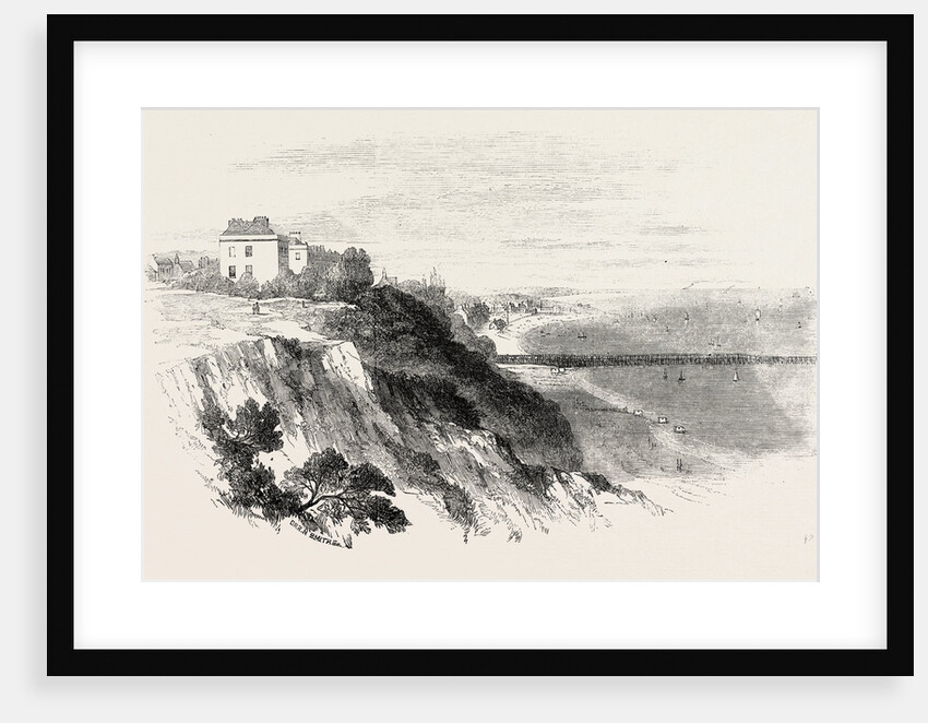 Southend and Pier, UK, 1856 by Anonymous