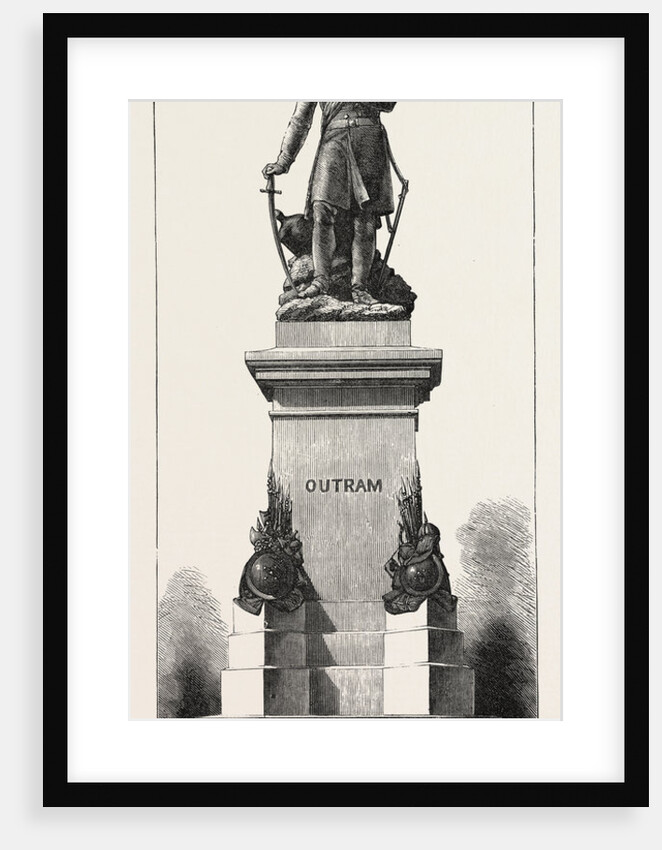 Statue of General Sir James Outram on the Thames Embankment, UK, 1871 by Anonymous