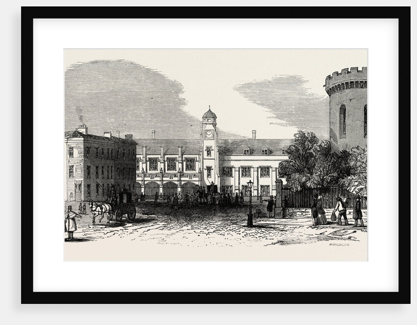 The Caledonian Railway: The Central Station, Court Square, Carlisle, 1847 by Anonymous