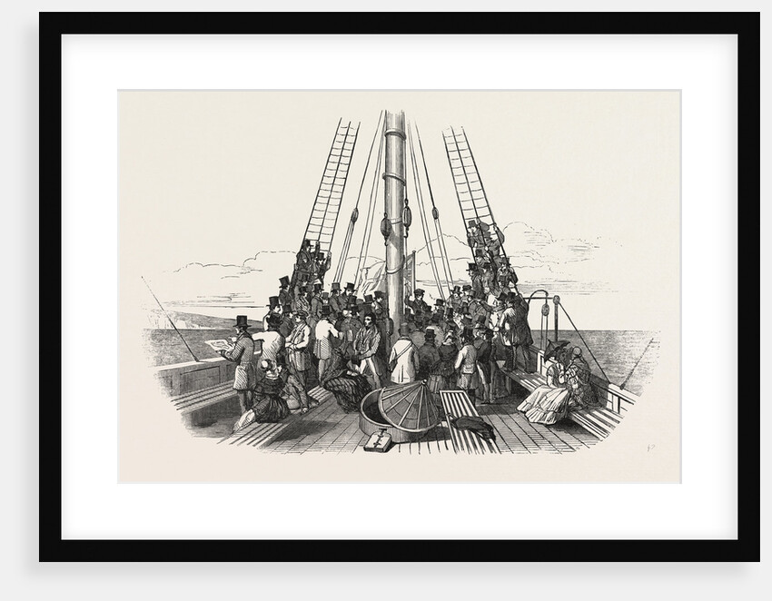 Meeting of the British Association at Southampton, The President's Geological Lecture on Board the De Saumarez Steamer by Anonymous