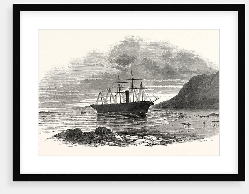 The Great Britain Steamship, Sketched on the Morning after She Went Ashore at Rathmullan, 1846 by Anonymous