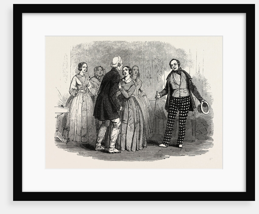 Scene from the New Comedy of Look Before You Leap; or, Wooings and Weddings, at the Haymarket Theatre, London, 1846 by Anonymous