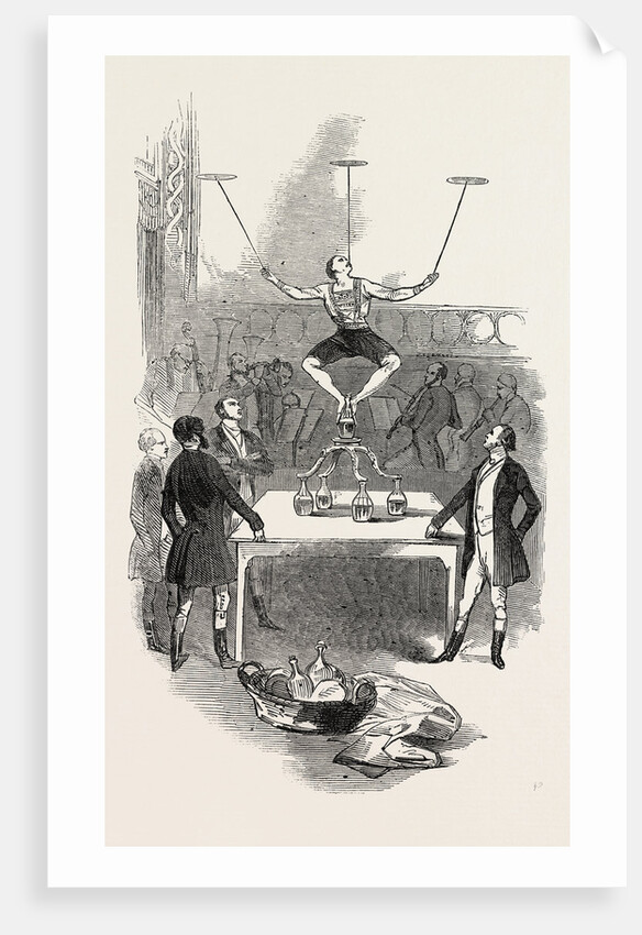The Great Dutch Equilibrist's Bottle Feat, at Astley's, 1846 by Anonymous
