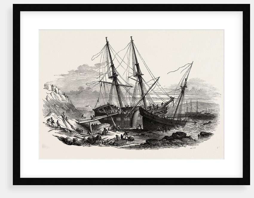 The Schooner Providence, and the Brig Hero, at Plymouth, UK, 1846 by Anonymous