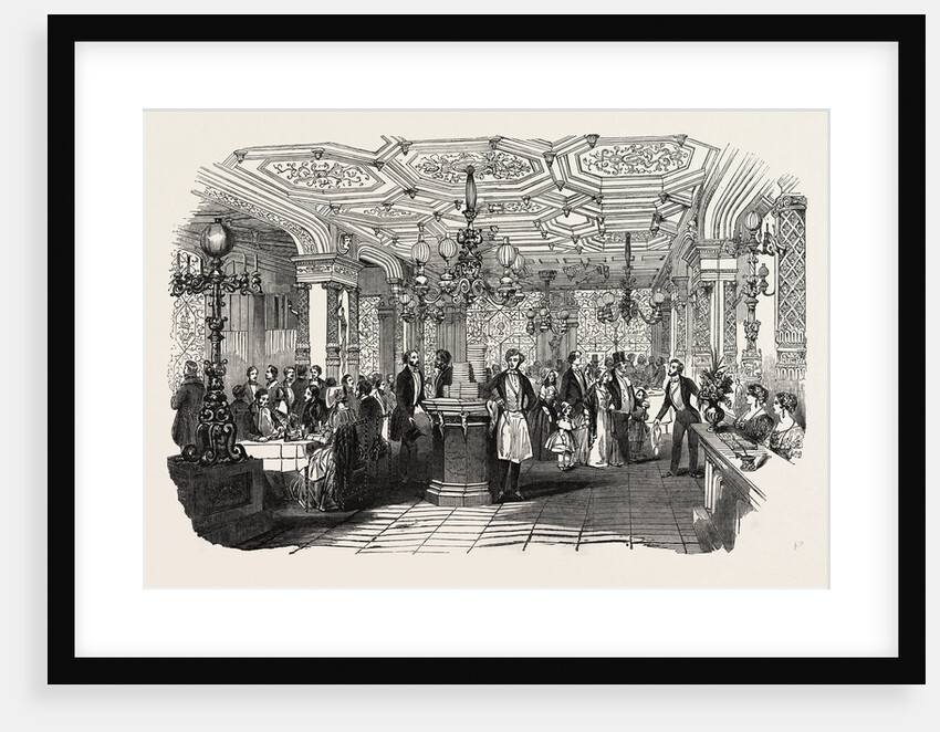 The End of the Season, 1846, Off to Paris: Parisian Cafe by Anonymous