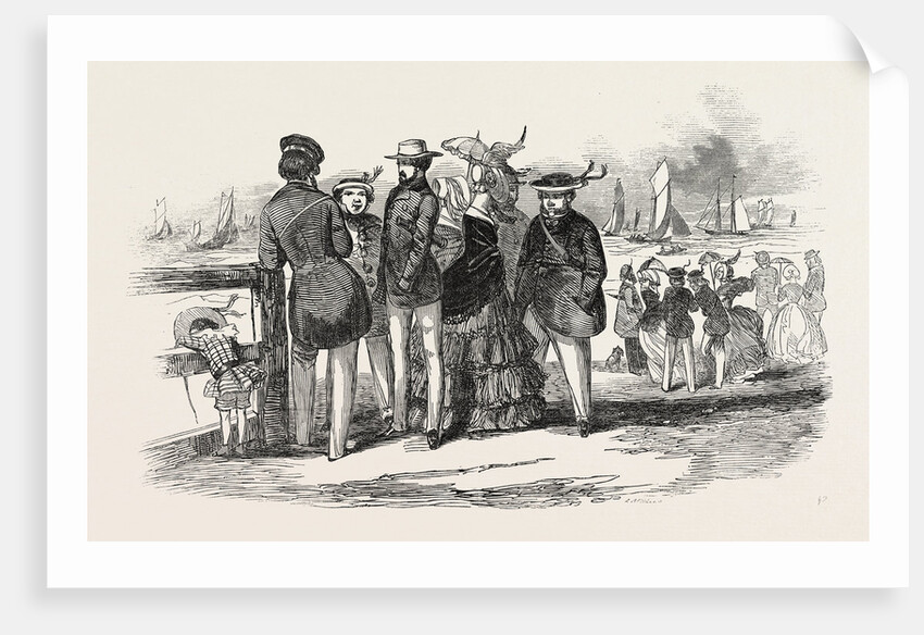 Yachting in the Isle of Wight: Group of Yachtsmen, 1846 by Anonymous
