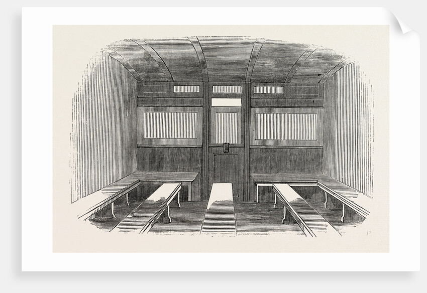 Interior of Compartment of Second-Class Carriage, 1847 by Anonymous