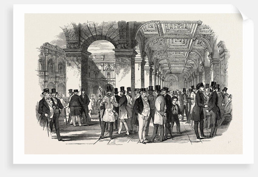 The Merchants' Walk (South West Angle), Royal Exchange. UK, 1847 by Anonymous