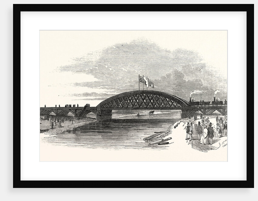 The East Anglian Railway: Viaduct Across the Ouse, UK, 1847 by Anonymous
