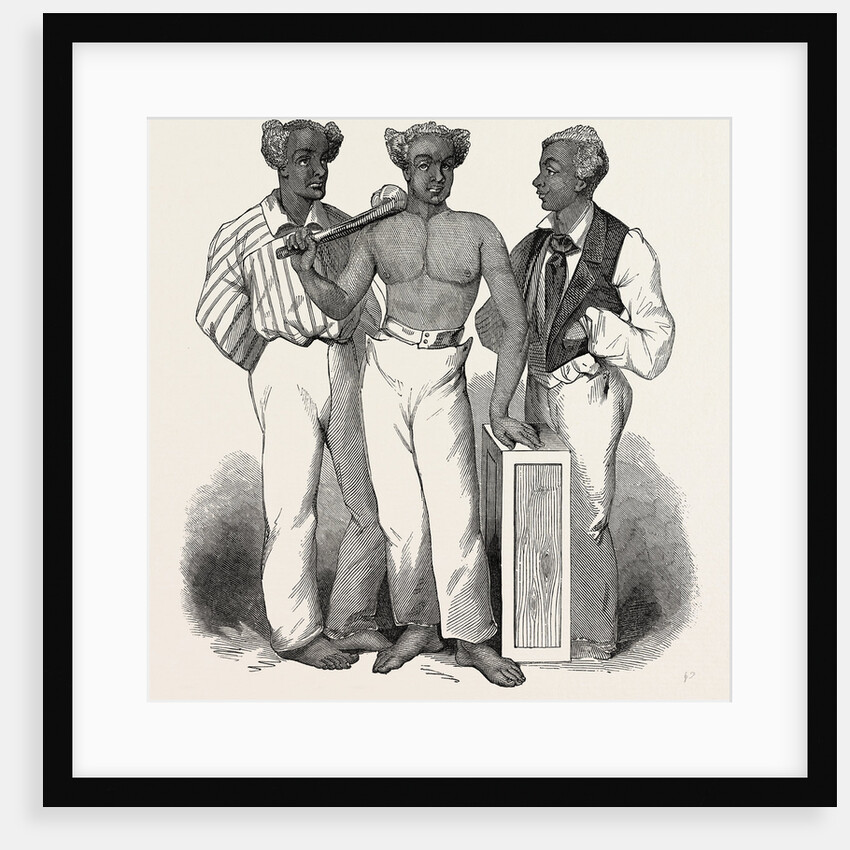 South Sea Islanders at Sydney: Panyella, Etoisi, Sabbathahoo, 1847 by Anonymous