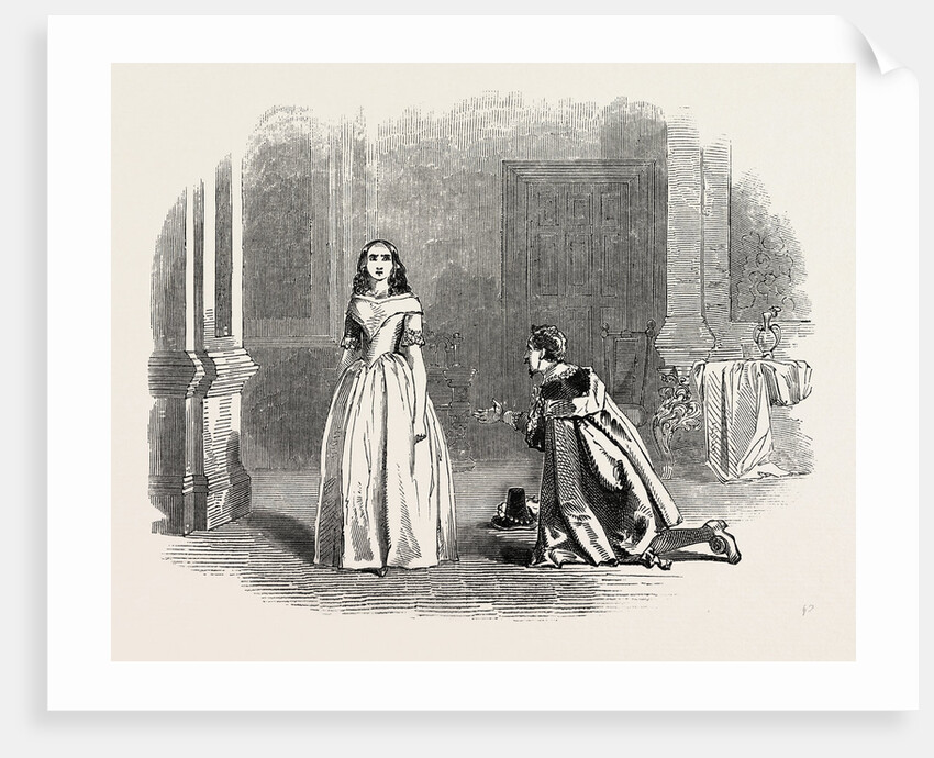 Scene from the New Play of Savile of Haysted, at Sadler's Wells Theatre, 1847 by Anonymous