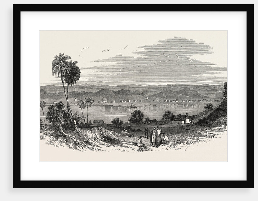 New Zealand: Wanganui, the Scene of the Late Conflict, 1847 by Anonymous