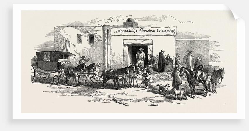 The War in Mexico: Public House at the Village of Acajete, Between Jalapa and Puebla, 1847 by Anonymous