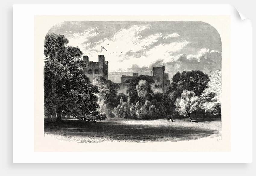 The Queen's Visit to North Wales. Penrhyn Castle, the Seat of Colonel the Hon. Douglas Pennant, 1859 by Anonymous