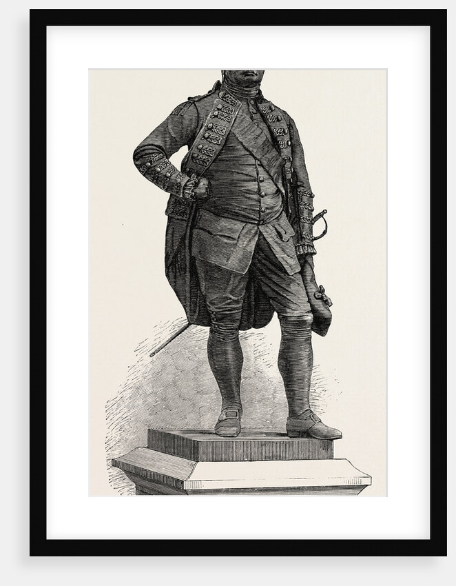 Statue of Robert Lord Clive and Baron Plassey, Inaugurated at Shrewsbury on Wednesday, UK, 1860 by Anonymous