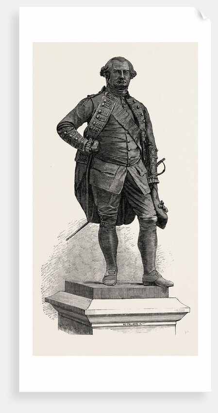 Statue of Robert Lord Clive and Baron Plassey, Inaugurated at Shrewsbury on Wednesday, UK, 1860 by Anonymous