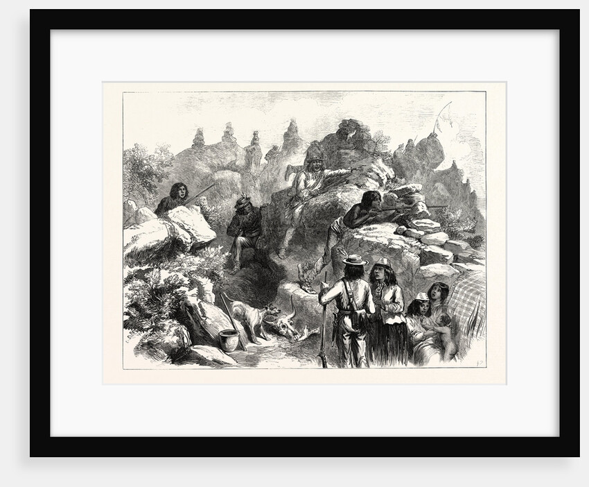 The Modoc Indians in the Lava Beds, 1873 by Anonymous