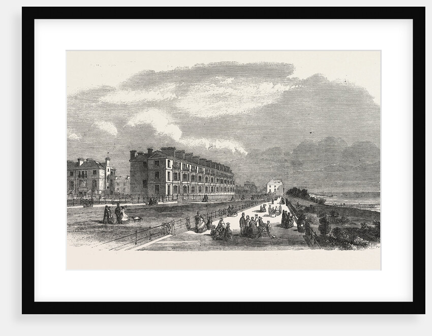 Improvements at Southend, Essex: Part of the New Suburb Called Clifftown, UK, 1861 by Anonymous