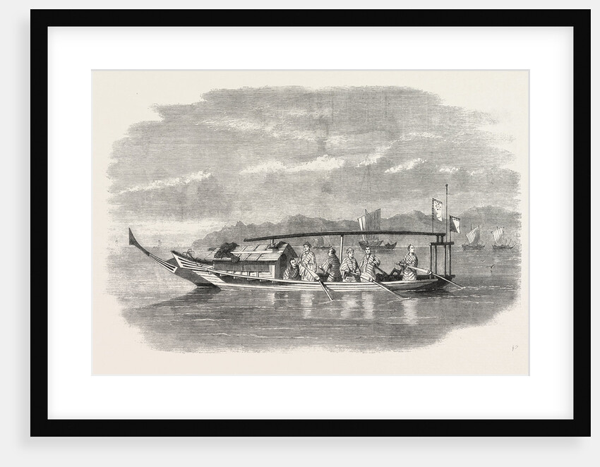 Sketches from Japan: Government Boat, 1861 by Anonymous