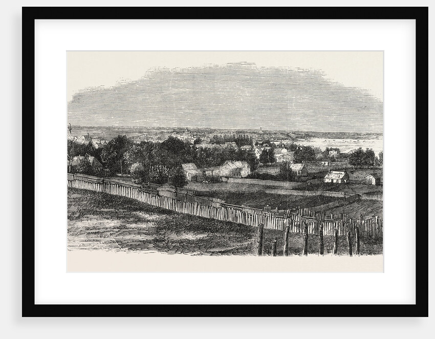 The Town of Bathurst, New Brunswick, 1860 by Anonymous