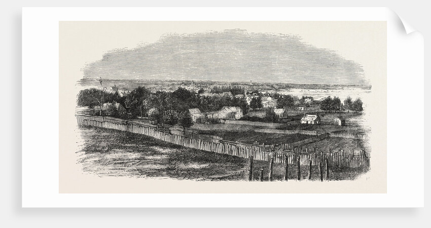 The Town of Bathurst, New Brunswick, 1860 by Anonymous