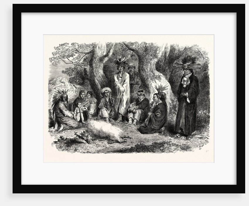 Embassy of Kickapoo Indians to the Emperor of Mexico, 1865 by Anonymous