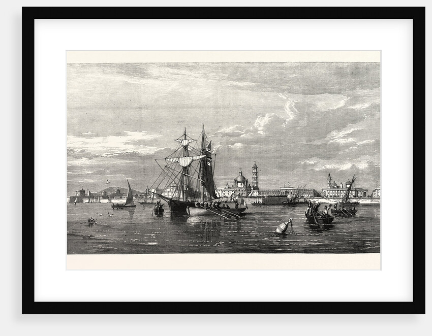 Port and Town of Vera Cruz, Mexico, 1867 by Anonymous