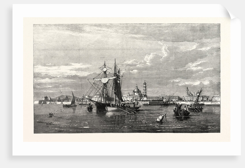 Port and Town of Vera Cruz, Mexico, 1867 by Anonymous