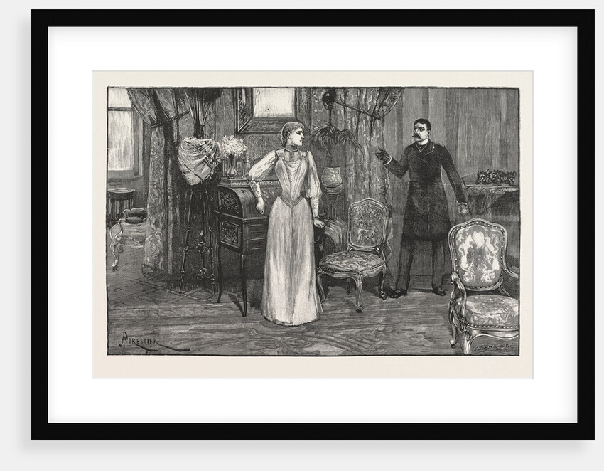 Scene from Lady Barter, at the Princess's Theatre, London, 1891 by Anonymous