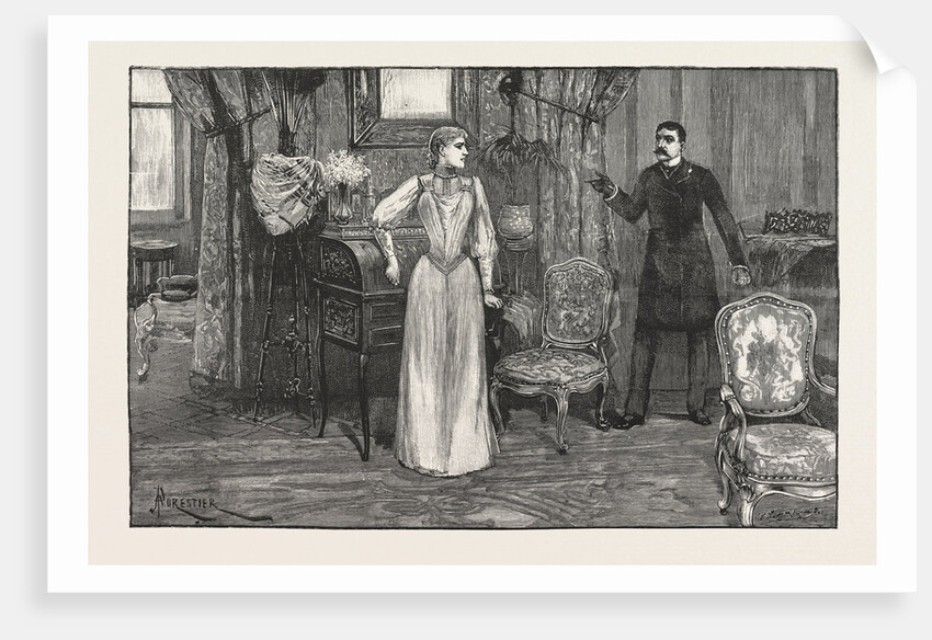 Scene from Lady Barter, at the Princess's Theatre, London, 1891 by Anonymous