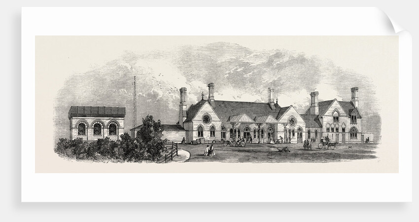 The Margate Station of the East Kent (London, Chatham, and Dover) Railway, UK, 1864 by Anonymous