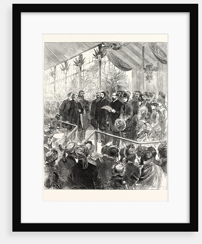 Opening of the International Inventions Exhibition at South Kensington by the Prince of Wales, London, 1885 by Anonymous
