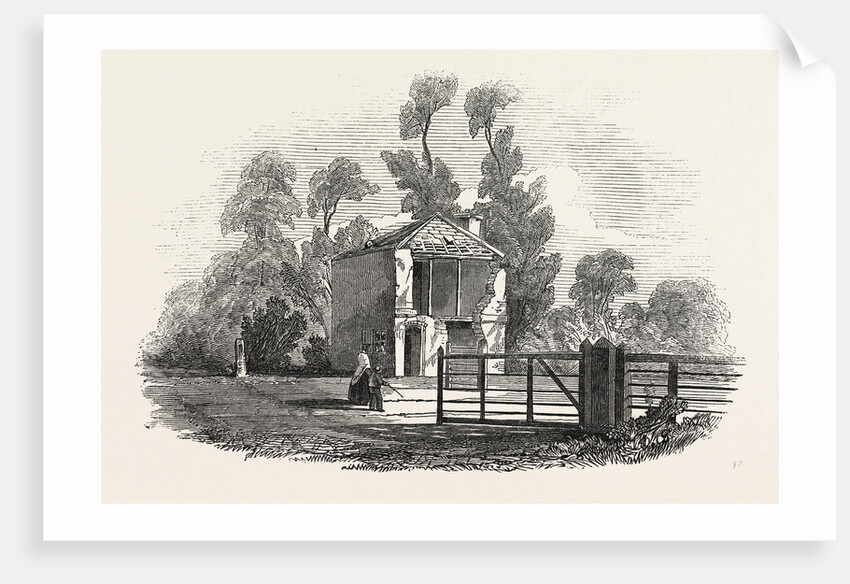 Toll House, Near Gloucester, Struck Ry Lightning, UK, 1846 by Anonymous
