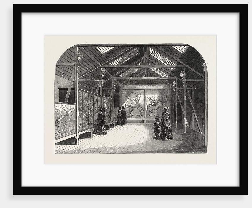 The New Reptile House in the Gardens of the Zoological Society, Regent's Park, London, 1849 by Anonymous