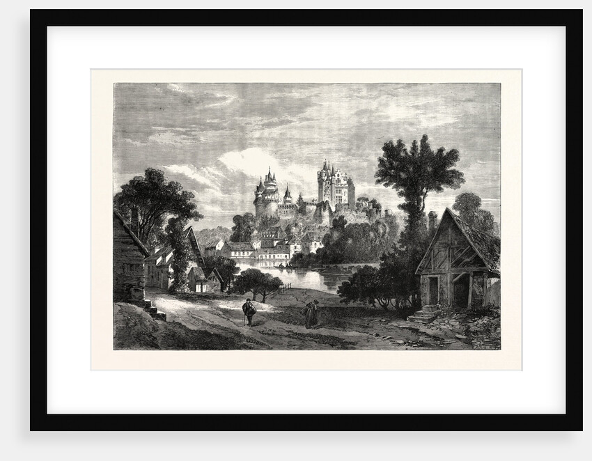 The Chateau De Pierrefonds, Department of the Oise, France, 1863 by Anonymous