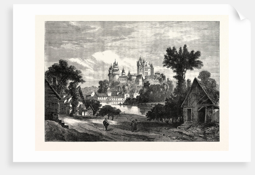The Chateau De Pierrefonds, Department of the Oise, France, 1863 by Anonymous