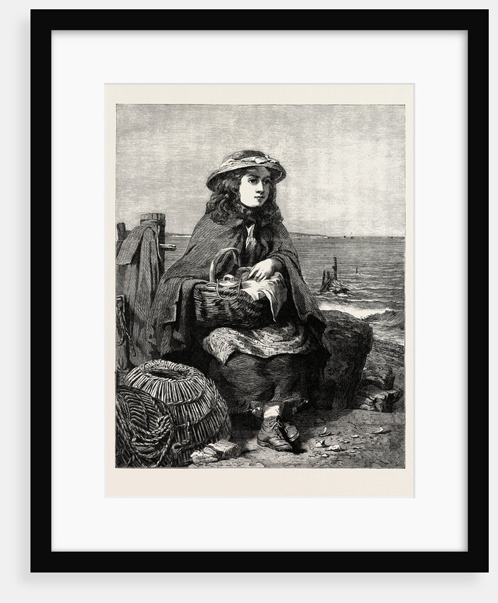 Waiting for Father, 1863 by Anonymous