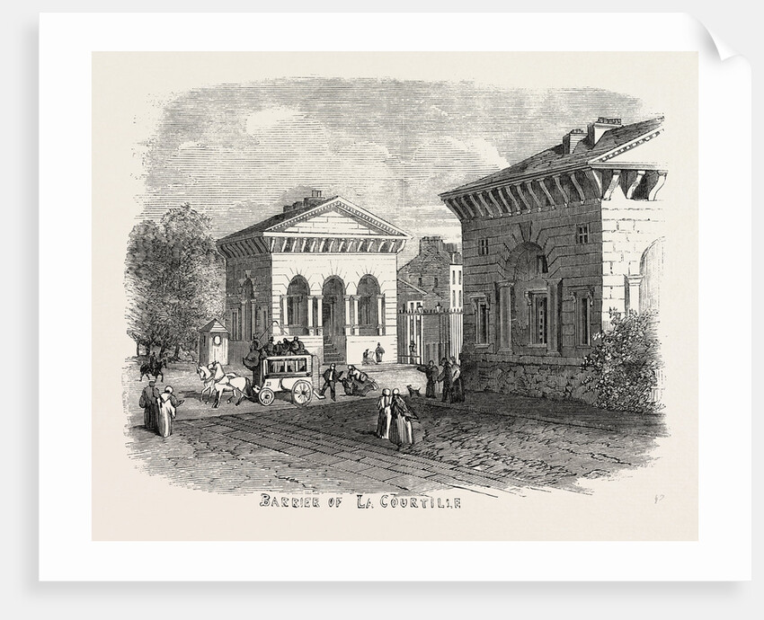 Barrier of La Courtille, Paris, 1859 by Anonymous