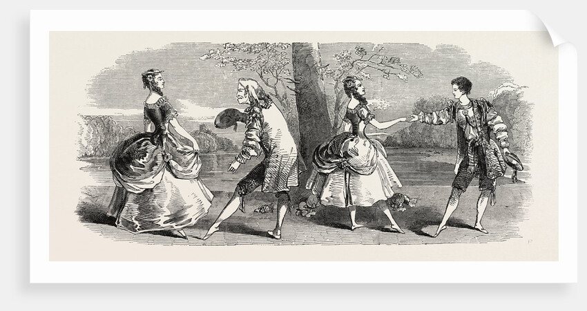 Christmas at the Theatres: Lyceum: Scene from the Golden Branch. 1848 by Anonymous