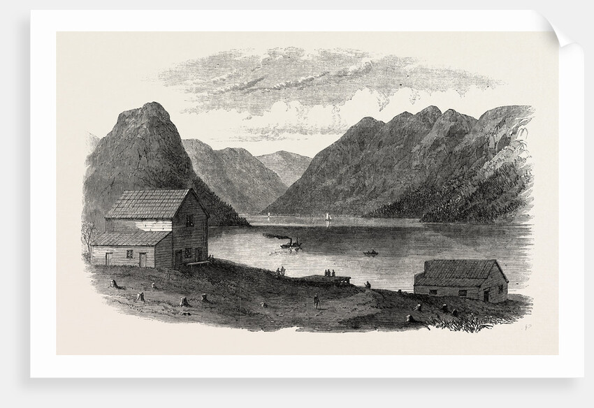 Sketches from British Columbia: Port Anderson, Anderson Lake, 1864 by Anonymous