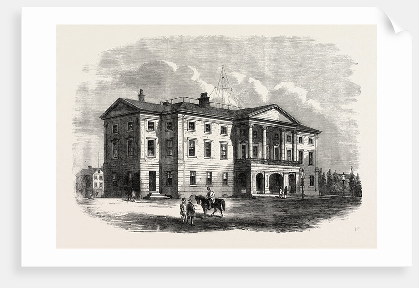 Province Building, Charlotte Town, Prince Edward Island, 1864 by Anonymous