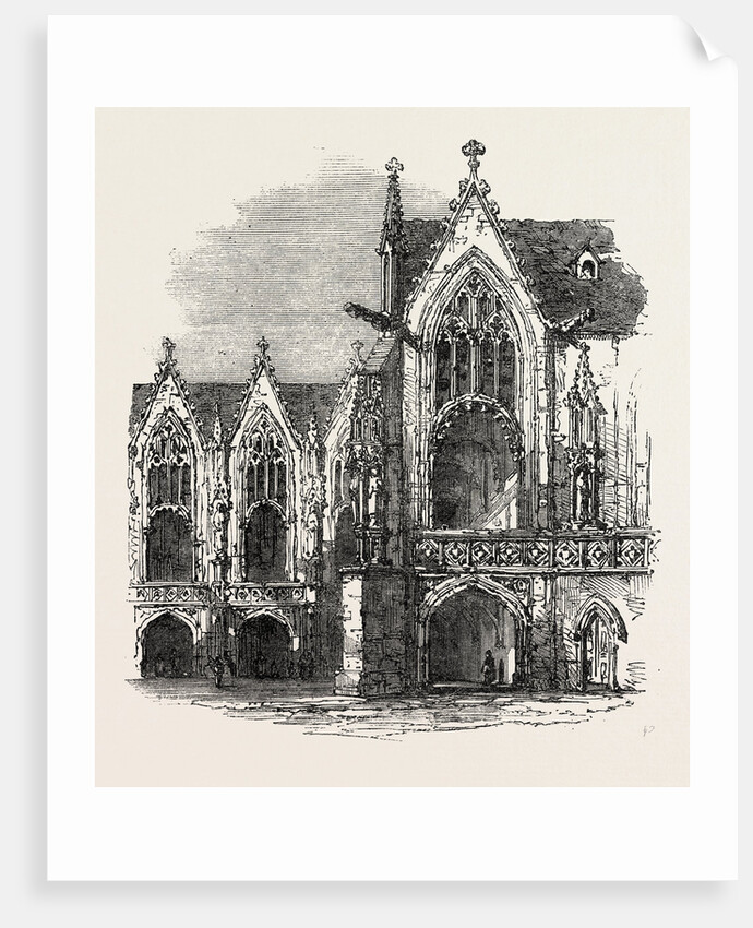 Brunswick: The Rathaus, 1864 by Anonymous